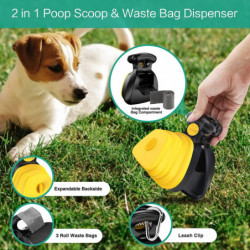 Portable Pet Toilet Waste Pickup With Bag Dispense, Sanitary Waste Pick Up For Dog And Cat