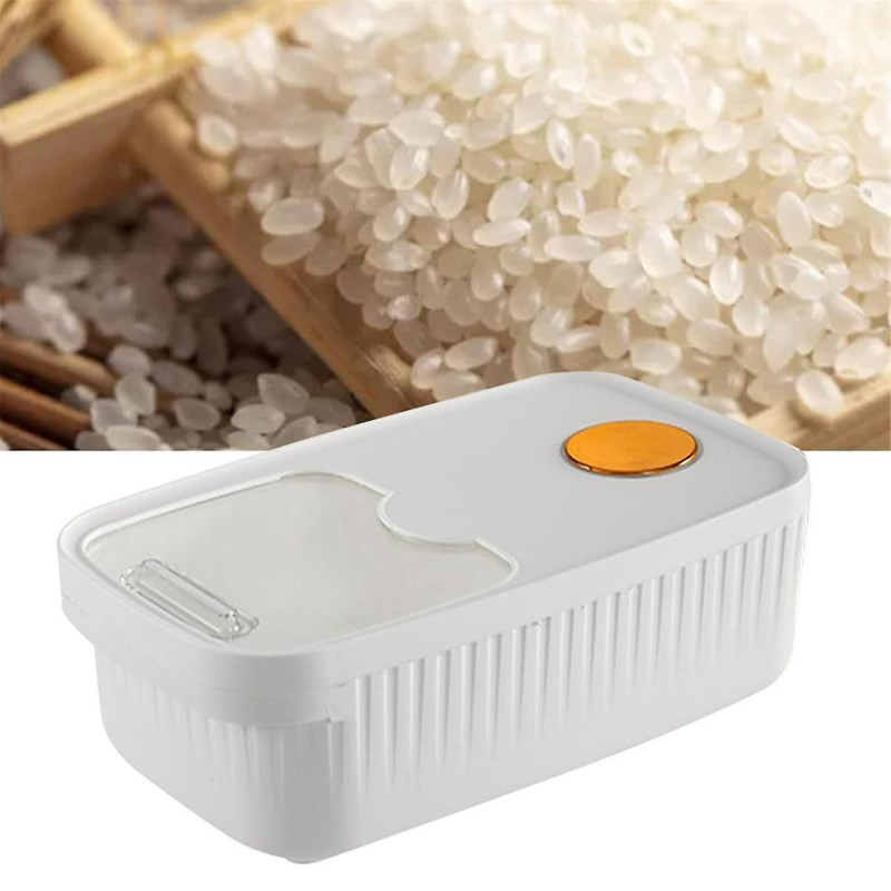 Grain Rice Storage Bin Rice Container Plastic Large Capacity Airtight with Lid Rice Bin for Grain C