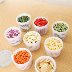 3 Pcs Drain Fresh Box Can Be Spliced and Drained Fresh-Keeping Box, Convenient to Store in the Refr 3 Pcs Drain Fresh Box Can Be Spliced and Drained Fresh-Keeping Box, Convenient to Store in the Refr