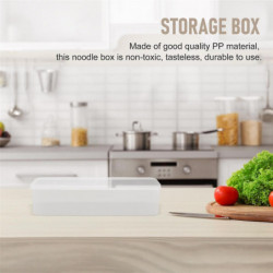 Household Noodle Translucent Storage Box Airtight Spaghetti Box Kitchen Food Fruit Container Household Noodle Translucent Storage Box Airtight Spaghetti Box Kitchen Food Fruit Container