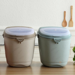 10KG Kitchen Sealed Rice Bucket Household Plastic Moisture-Proof Cat Food Dog Food Insect-Proof Ric 10KG Kitchen Sealed Rice Bucket Household Plastic Moisture-Proof Cat Food Dog Food Insect-Proof Ric