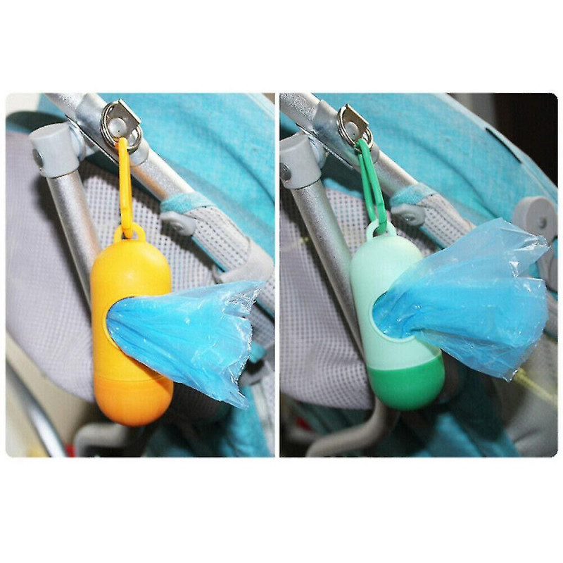 Sacs de caca de couleur aléatoire 100 sacs de caca de chien pour caca et caca de chien