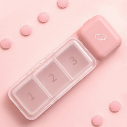 Emergency Medicine Storage Boxes Pocket Tablet Container With Cutter Double Seal Emergency Medicine Storage Boxes Pocket Tablet Container With Cutter Double Seal