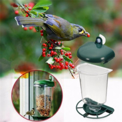 Hanging Cup Seeds Clear Food Seed Dispenser Container Set Hanging In Cage Hanging Cup Seeds Clear Food Seed Dispenser Container Set Hanging In Cage