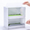 Transparent Acrylic Container Double-layer Feeding Box For Spiders Scorpions
