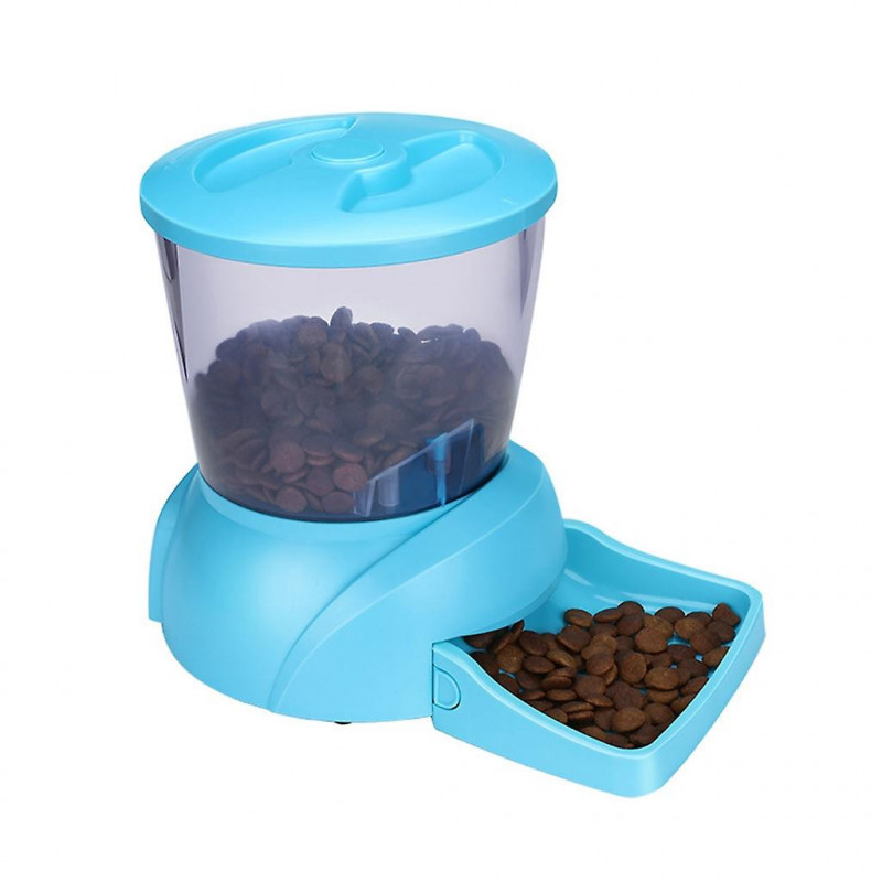 4.5l Timed Feeder Cat And Dogs Memory Setting Cat Dry Food Dispenser