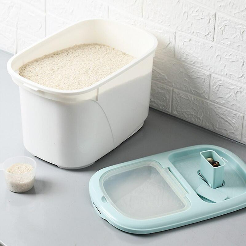 5/10kg Plastic Rice Storage Box Sealed Moisture-proof Insect-proof Large Capacity Grain Pet Food Container Kitchen [...]