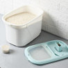 5/10kg Plastic Rice Storage Box Sealed Moisture-proof Insect-proof Large Capacity Grain Pet Food Container Kitchen [...]