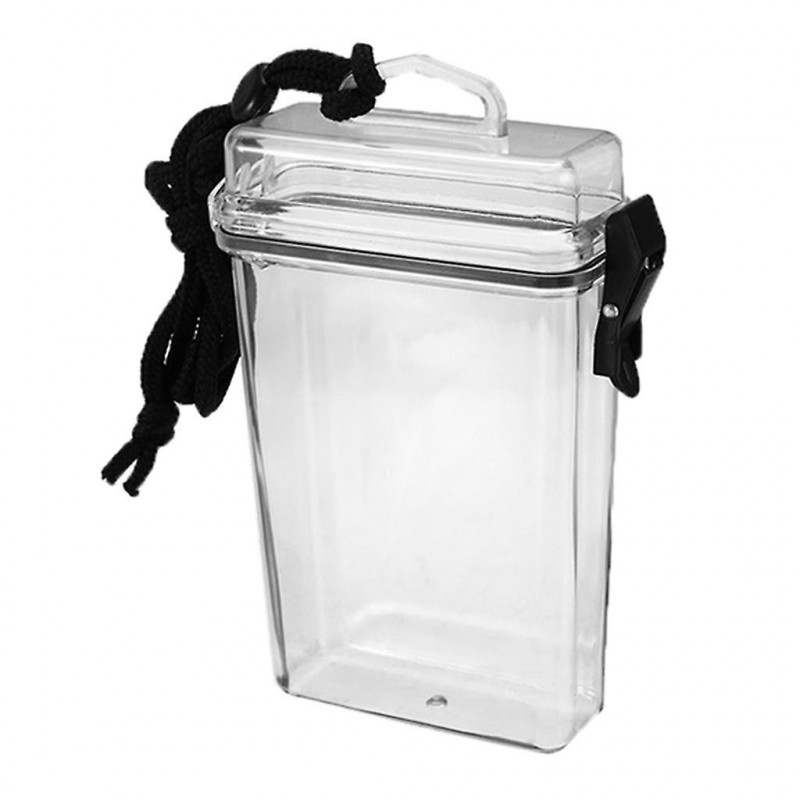 Heavy Duty Durable Locker Dry Box Waterproof Odor Sealing Container for Smokes Plastic Transparent Easy to Use Durable