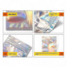 100pcs Holographique Sacs Refermables Scellés Sacs Pour Le Stockage De Nourriture De Faveur De Fête (Couleur [...]