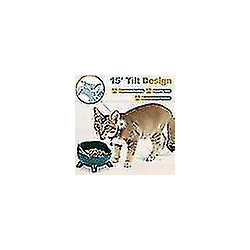 Cat Bowl Ceramic Raised Bowl For Cat/puppy, Angled Orthopedic Bowl For Adult Cat/kitten For Food 1pc Cy Cat Bowl Ceramic Raised Bowl For Cat/puppy, Angled Orthopedic Bowl For Adult Cat/kitten For Food 1pc Cy