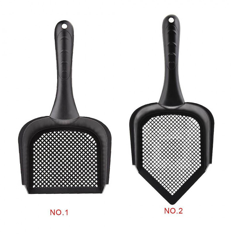Pet Litter Scoop Plastic Hollow Sand Waste Cleaning Tool Reptile Animal Poop Little Sifter