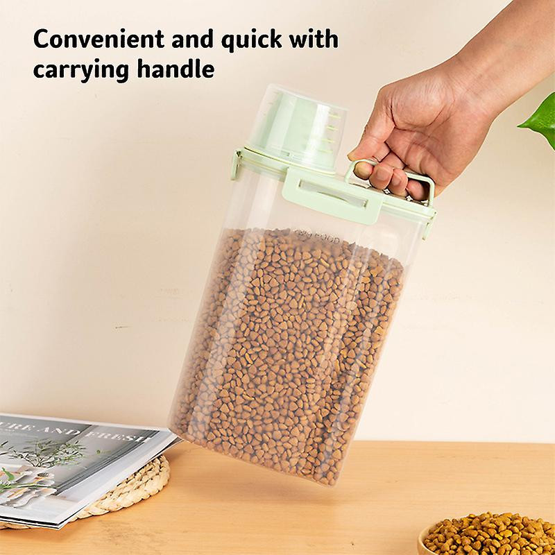Large-capacity Pet Food Storage Box Insect-proof Moisture-proof High-sealing Dog Food Storage Bucket Portable Household