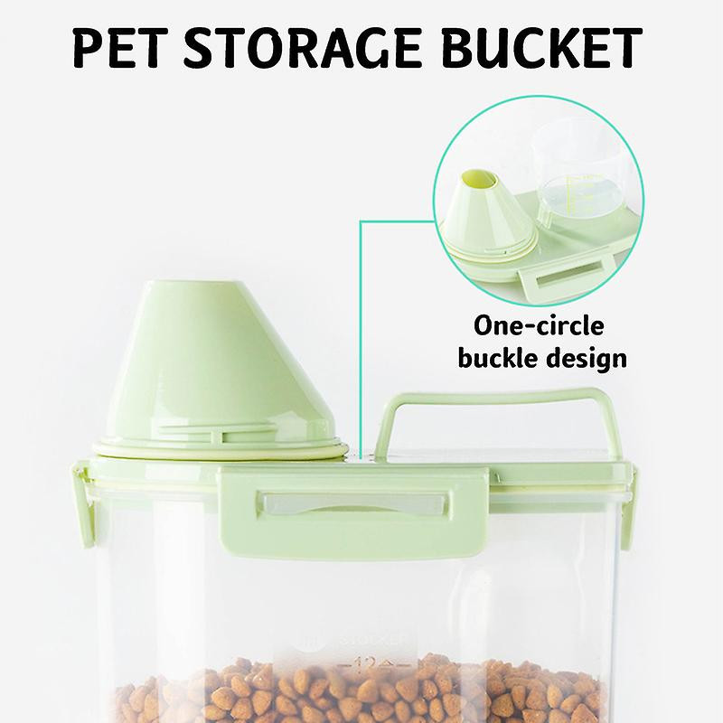 Large-capacity Pet Food Storage Box Insect-proof Moisture-proof High-sealing Dog Food Storage Bucket Portable Household
