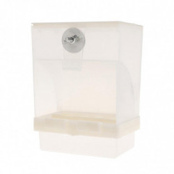 Bird Feeder For Cage Automatic Dispenser No Mess Clear Acrylic Container Bird Feeder For Cage Automatic Dispenser No Mess Clear Acrylic Container
