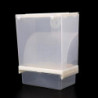 Bird Feeder For Cage Automatic Dispenser No Mess Clear Acrylic Container