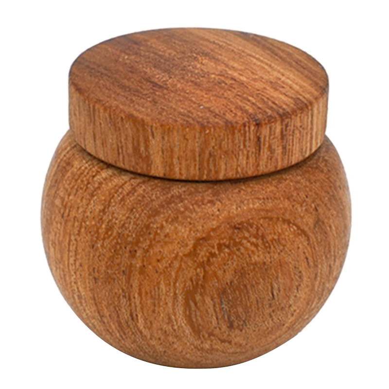 Dressage d’oiseaux Mangeoire à main Pot de nourriture Porte-nourriture en bois naturel Aliments pour oiseaux