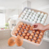 Kitchen Separated Storage Food Savers Tray Egg Container Rack Space Saver