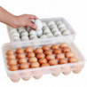 Kitchen Separated Storage Food Savers Tray Egg Container Rack Space Saver