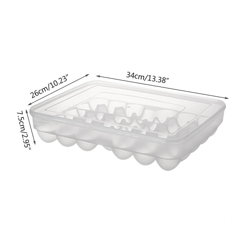 Kitchen Separated Storage Food Savers Tray Egg Container Rack Space Saver
