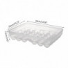 Kitchen Separated Storage Food Savers Tray Egg Container Rack Space Saver