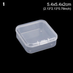 Square Round Plastic Transparent Storage Box Small Items Sundries Organizer Case Jewelry Beads Container Box Tools [...]