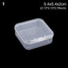 Square Round Plastic Transparent Storage Box Small Items Sundries Organizer Case Jewelry Beads Container Box Tools [...]