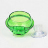 Reptile Feeder, Suction Cup Anti-escape Food Bowl Transparent Worm Live Fodder Container For Lizard Gecko