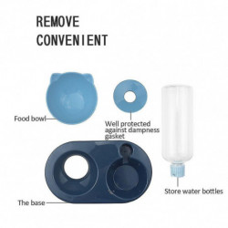 Bowl Food Water Storage Dispenser Automatic Container Bowl Food Water Storage Dispenser Automatic Container