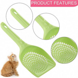 6pcs Cat Litter Scoop Plastic Litter Pet Shovel Cat Dog Sand Sifter Poop Sieve Cleaning Tool