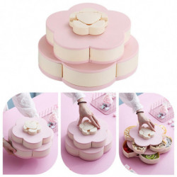 Flower-Shaped Fruit Plate Classification Storage Plastic Nut Biscuits Sweets Food Storage Case for H Flower-Shaped Fruit Plate Classification Storage Plastic Nut Biscuits Sweets Food Storage Case for H