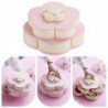 Flower-Shaped Fruit Plate Classification Storage Plastic Nut Biscuits Sweets Food Storage Case for H Flower-Shaped Fruit Plate Classification Storage Plastic Nut Biscuits Sweets Food Storage Case for H