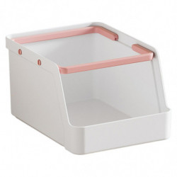 Storage Box with Handle High-Capacity Large Opening Stationery Cosmetics Fruit Toy Seasoning Desktop Storage Box with Handle High-Capacity Large Opening Stationery Cosmetics Fruit Toy Seasoning Desktop
