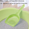 6pcs Cat Litter Scoop Plastic Litter Pet Shovel Cat Dog Sand Sifter Poop Sieve Cleaning Tool