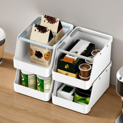 Storage Box with Handle High-Capacity Large Opening Stationery Cosmetics Fruit Toy Seasoning Desktop Storage Box with Handle High-Capacity Large Opening Stationery Cosmetics Fruit Toy Seasoning Desktop