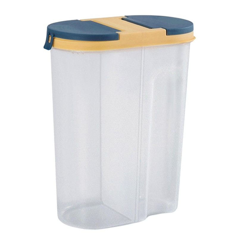 Large Capacity Food Canister Space-saving PP Durable Cereal Grain Storage Jar Kitchen Tools