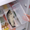 Storage Case Durable Easy to Clean Portable Kitchen Transparent Fresh-keeping Fish Box for Home