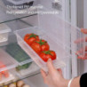 Storage Case Durable Easy to Clean Portable Kitchen Transparent Fresh-keeping Fish Box for Home