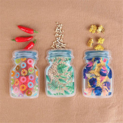 20Pcs Packing Bag Bottles Shaped Ziplock Composite Material Fresh Keeping Sealed Food Container Hous 20Pcs Packing Bag Bottles Shaped Ziplock Composite Material Fresh Keeping Sealed Food Container Hous