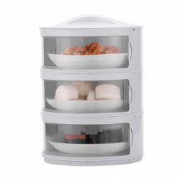 Wharick Kitchen Stackable Insulation Dust Proof Food Leftover Container with Lid Cover Wharick Kitchen Stackable Insulation Dust Proof Food Leftover Container with Lid Cover