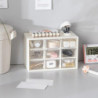 Storage Box High Capacity Dust-proof Transparent 9 Drawers Storage Cabinet Organiser for Bedroom Storage Box High Capacity Dust-proof Transparent 9 Drawers Storage Cabinet Organiser for Bedroom