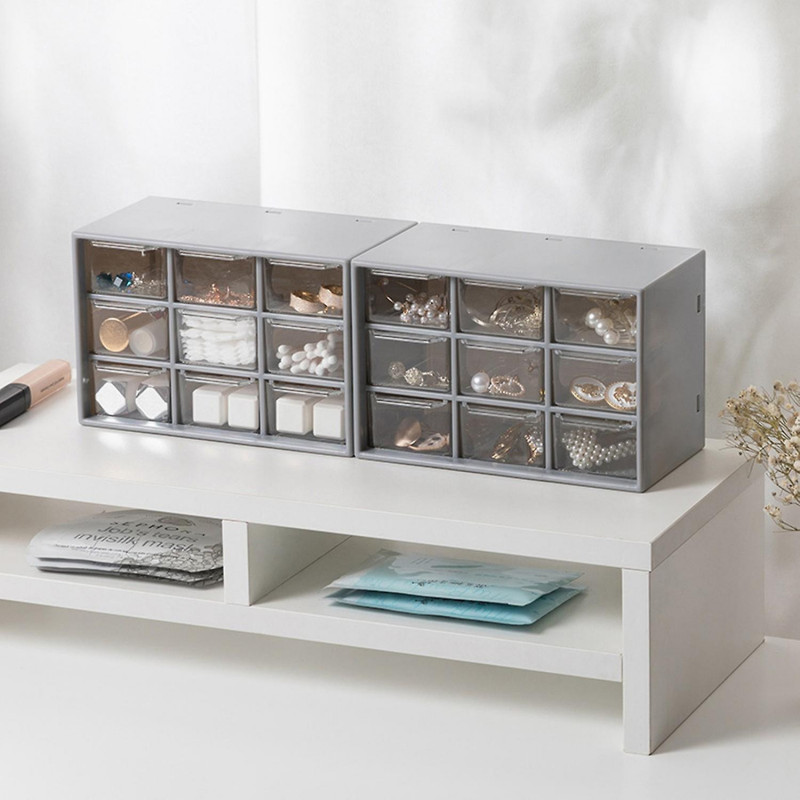 Storage Box High Capacity Dust-proof Transparent 9 Drawers Storage Cabinet Organiser for Bedroom Storage Box High Capacity Dust-proof Transparent 9 Drawers Storage Cabinet Organiser for Bedroom