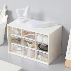 Storage Box High Capacity Dust-proof Transparent 9 Drawers Storage Cabinet Organiser for Bedroom Storage Box High Capacity Dust-proof Transparent 9 Drawers Storage Cabinet Organiser for Bedroom
