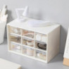 Storage Box High Capacity Dust-proof Transparent 9 Drawers Storage Cabinet Organiser for Bedroom Storage Box High Capacity Dust-proof Transparent 9 Drawers Storage Cabinet Organiser for Bedroom