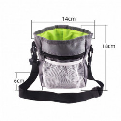 Pet Training Bag Multipurpose Large Capacity Foldable Oxford Cloth Pet Snack Pouch for Outdoor Travel Camping Gray Pet Training Bag Multipurpose Large Capacity Foldable Oxford Cloth Pet Snack Pouch for Outdoor Travel Camping Gray
