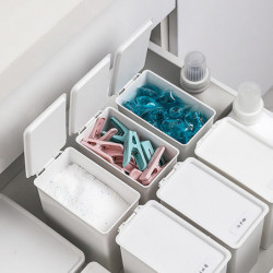 Sundries Storage Box Moisture-proof Lightweight High-capacity Grocery Sundries Organizer Storage Cas Sundries Storage Box Moisture-proof Lightweight High-capacity Grocery Sundries Organizer Storage Cas