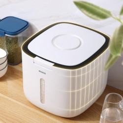 5L Rice Storage Box Large Capacity Moisture-Proof PP Sealed Grain Dog Food Container for Cabinet 5L Rice Storage Box Large Capacity Moisture-Proof PP Sealed Grain Dog Food Container for Cabinet