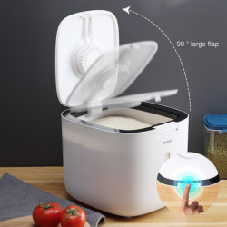 5L Rice Storage Box Large Capacity Moisture-Proof PP Sealed Grain Dog Food Container for Cabinet 5L Rice Storage Box Large Capacity Moisture-Proof PP Sealed Grain Dog Food Container for Cabinet