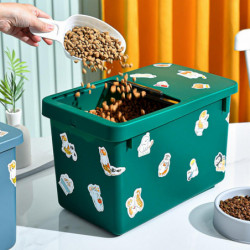 Pet Food Storage Box Food Grade Design Good Seal Effect Fresh-keeping Pet Cat Dog Food Storage Bucke Pet Food Storage Box Food Grade Design Good Seal Effect Fresh-keeping Pet Cat Dog Food Storage Bucke