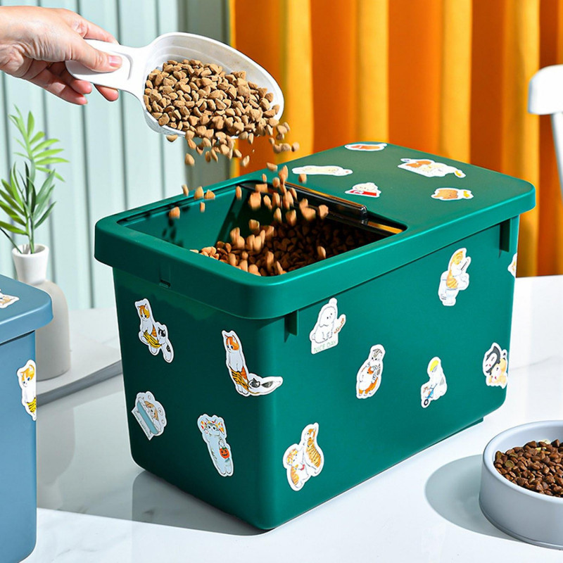 Pet Food Storage Box Food Grade Design Good Seal Effect Fresh-keeping Pet Cat Dog Food Storage Bucke Pet Food Storage Box Food Grade Design Good Seal Effect Fresh-keeping Pet Cat Dog Food Storage Bucke